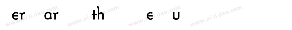 Bernhard Gothic Medium字体转换